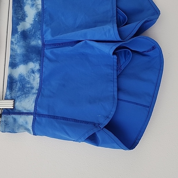 Lululemon Run Times Short 4-way Stretch Tidal Trip Pipe Dream Blue Size 6 - Picture 5 of 14